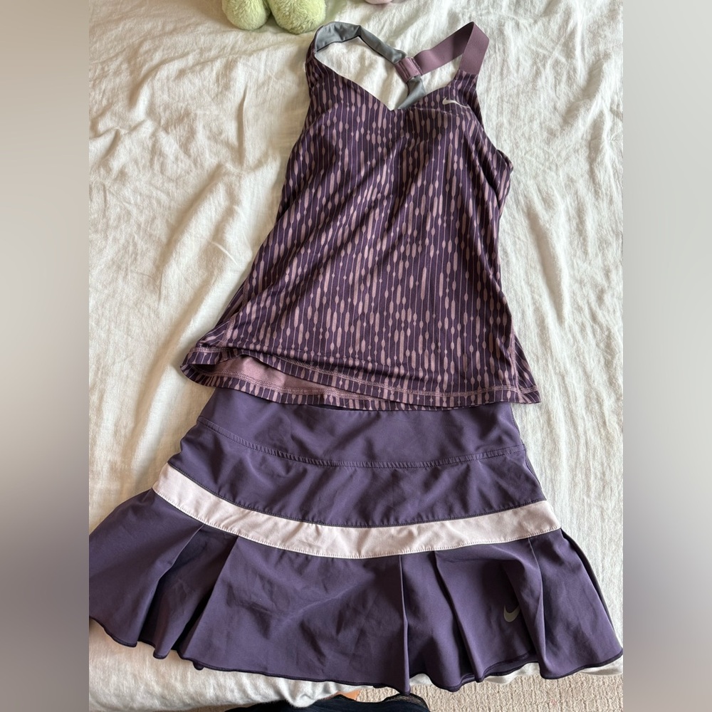 Purple Nike Tennis Set